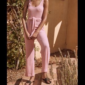 Saylor Molly Jumpsuit in Rose Size XS